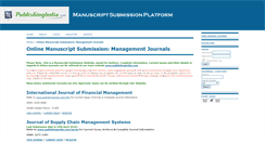 Desktop Screenshot of manuscript.publishingindia.com